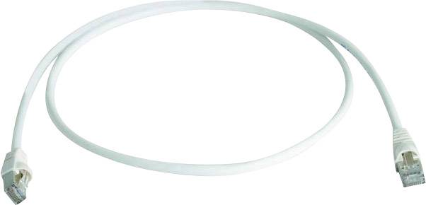 TELEGÄRTNER patchkabel S/FTP, Cat.6A, LSOH, wit, 1 m