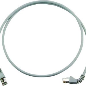 Telegärtner 100008305 RJ45 Netwerkkabel, patchkabel CAT 6A S/FTP 2.00 m Grijs Vlambestendig, Halogeenvrij 1 stuk(s)