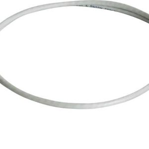 Telegärtner 100008317 RJ45 Netwerkkabel, patchkabel CAT 6 U/UTP 2.00 m Grijs Vlambestendig, Halogeenvrij 1 stuk(s)