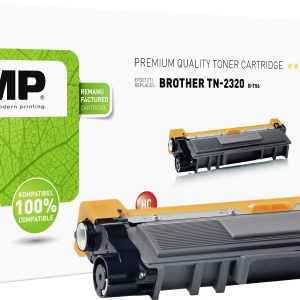 KMP Toner vervangt Brother TN-2310, TN-2320, TN2310, TN2320 Compatibel Zwart 2600 bladzijden B-T56 1261,3000 KMP Toner vervangt Brother TN-2310, TN-2320, TN2310, TN2320 Compatibel Zwart 2600 bladzijden B-T56 1261,3000