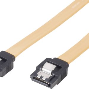 Renkforce HDD Aansluitkabel [1x SATA-bus 7-polig – 1x SATA-bus 7-polig] 0.30 m Geel