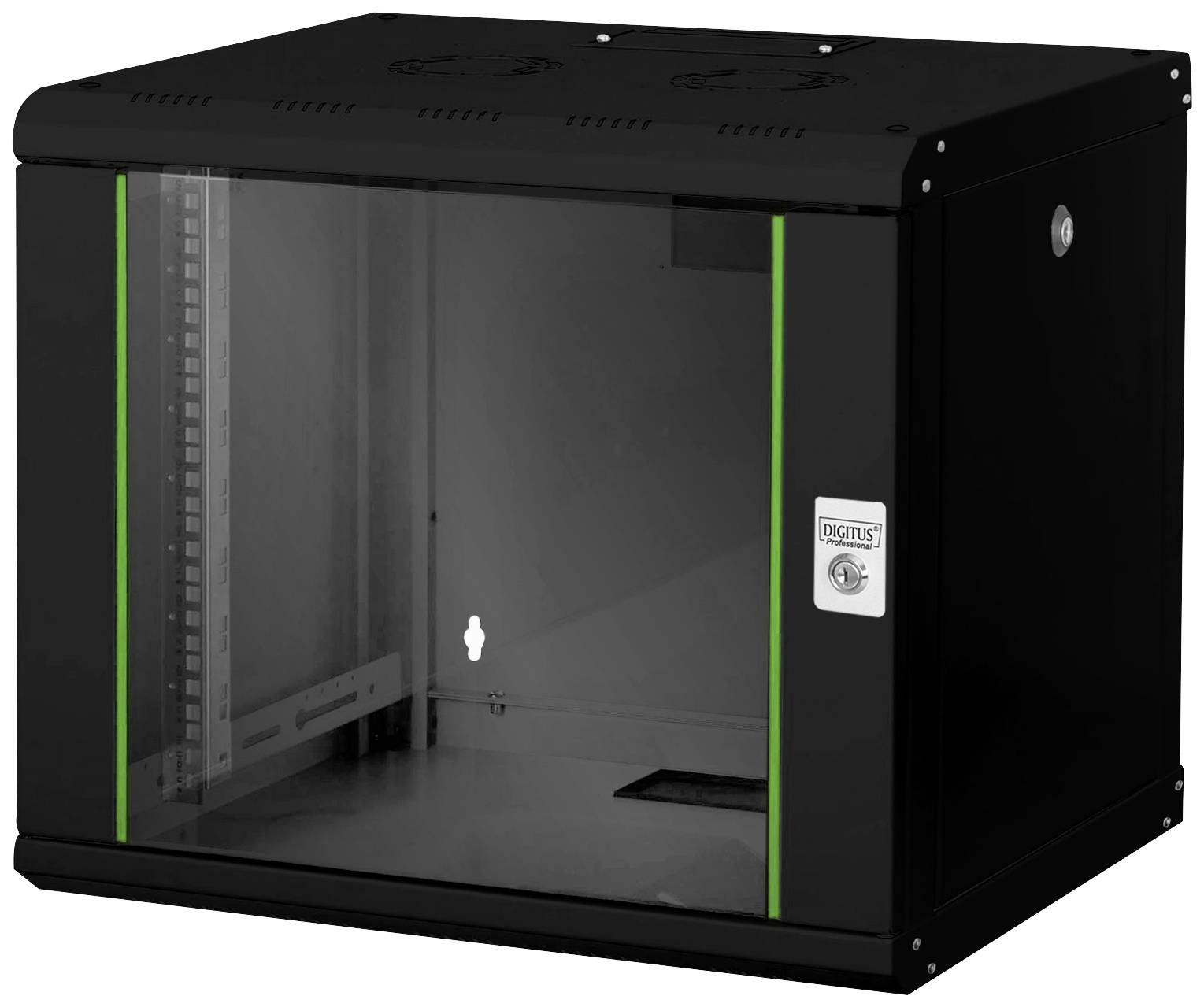 Digitus DN-19 09-U-SW 19inch-wandkast (b x h x d) 600 x 509 x 450 mm 9 HE Zwart (RAL 9005)