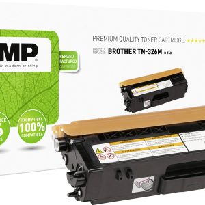 KMP Tonercassette vervangt Brother TN-326M, TN326M Compatibel Magenta 3500 bladzijden B-T63 KMP Tonercassette vervangt Brother TN-326M, TN326M Compatibel Magenta 3500 bladzijden B-T63
