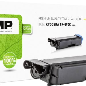 KMP Tonercassette vervangt Kyocera TK-590C Compatibel Cyaan 5000 bladzijden K-T53