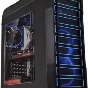Thermaltake Versa N23 Midi-tower PC-behuizing Zwart Zijvenster, Stoffilter, Harde schijf installatie zonder gereedschap