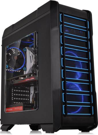 Thermaltake Versa N23 Midi-tower PC-behuizing Zwart Zijvenster, Stoffilter, Harde schijf installatie zonder gereedschap