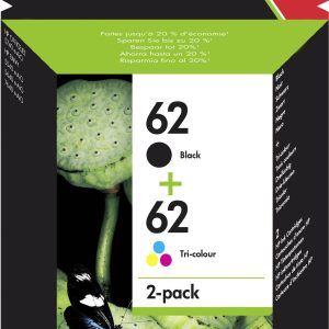 HP Inktcartridge 62 Origineel Combipack Zwart, Cyaan, Magenta, Geel N9J71AE Inkt HP Inktcartridge 62 Origineel Combipack Zwart, Cyaan, Magenta, Geel N9J71AE Inkt
