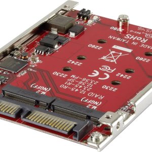 Renkforce RF-2841812 2 poorten RAID-controller Geschikt voor: 2230, 2242, 2260, 2280 Incl. inbouwframe Renkforce RF-2841812 2 poorten RAID-controller Geschikt voor: 2230, 2242, 2260, 2280 Incl. inbouwframe