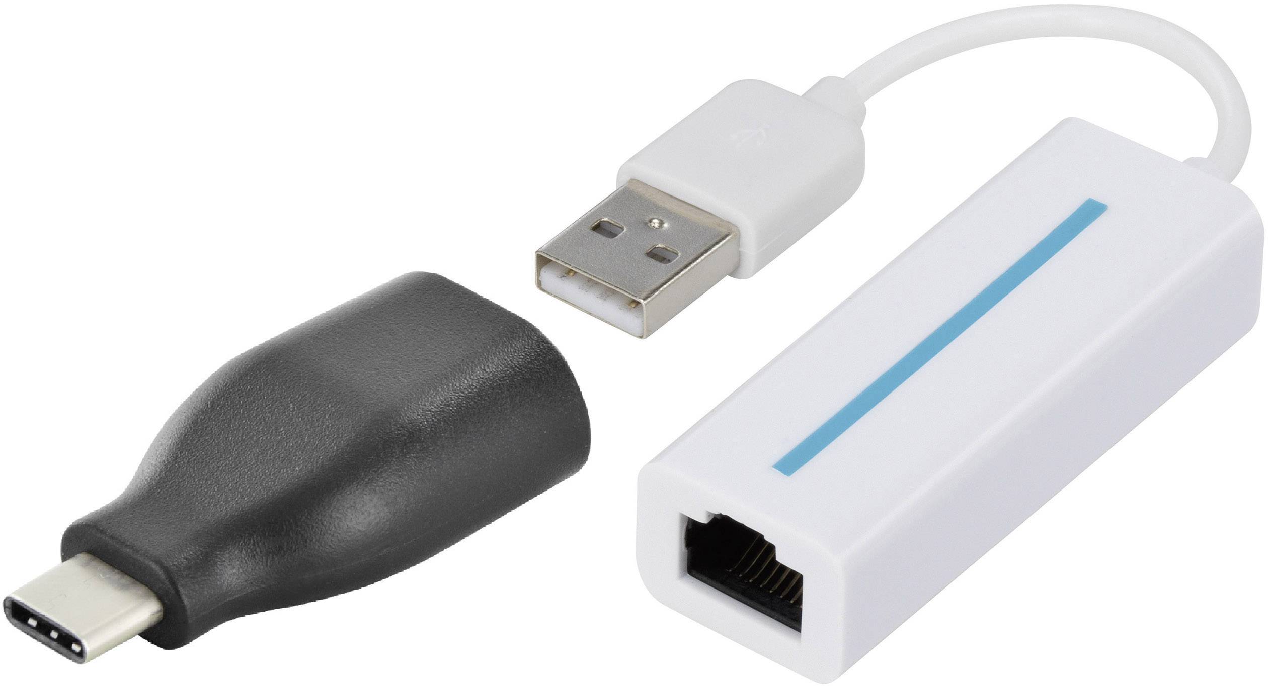 Renkforce Netwerkadapter 100 MBit/s USB-C, LAN (10/100 MBit/s)