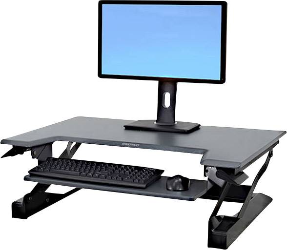Ergotron WorkFit-T Zit-sta-verhoger Hoogte: 38 cm (max) Zwart