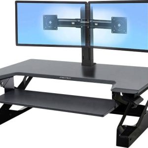 Ergotron WorkFit-TL Zit-sta-verhoger Hoogte: 38 cm (max) Zwart Ergotron WorkFit-TL Zit-sta-verhoger Hoogte: 38 cm (max) Zwart
