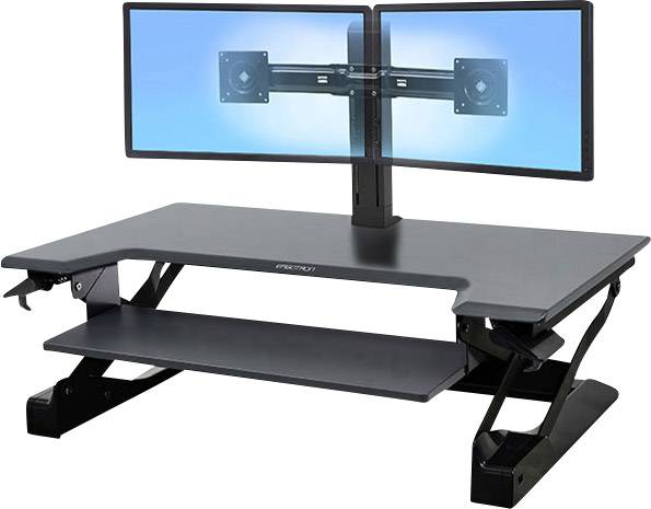 Ergotron WorkFit-TL Zit-sta-verhoger Hoogte: 38 cm (max) Zwart