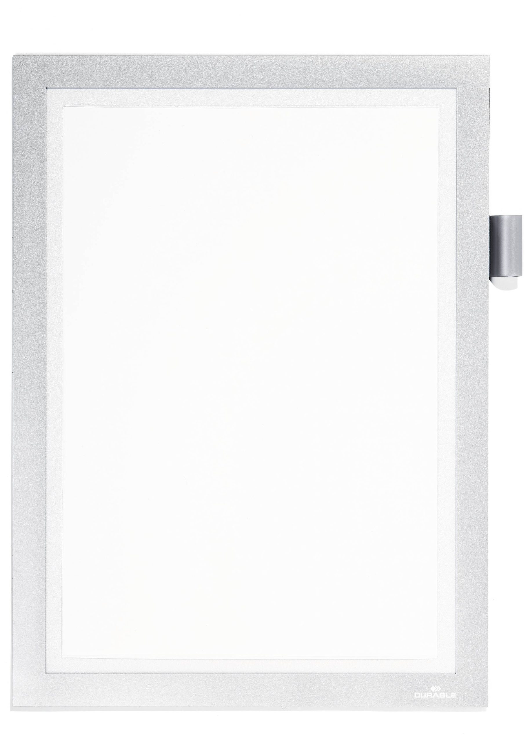 Durable 499323 Infoframe, zelfklevend Zilver (b x h) 238 mm x 324 mm DIN A4