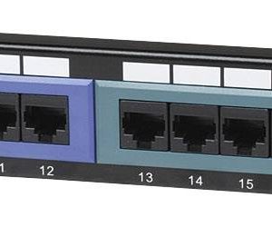 Intellinet 513692 24 poorten Netwerkpatchpaneel 483 mm (19″) CAT 6 1 HE Gekleurd Ingericht Intellinet 513692 24 poorten Netwerkpatchpaneel 483 mm (19″) CAT 6 1 HE Gekleurd Ingericht