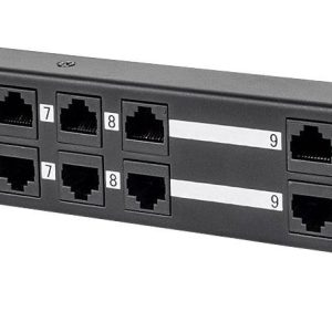 Intellinet 720342 12 poorten Netwerkpatchpaneel 483 mm (19″) CAT 5e 1 HE Meerdere kleuren Ingericht Intellinet 720342 12 poorten Netwerkpatchpaneel 483 mm (19″) CAT 5e 1 HE Meerdere kleuren Ingericht