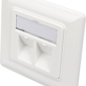 Digitus DN-93801-1 Keystone houder 2-voudig Wit Digitus DN-93801-1 Keystone houder 2-voudig Wit