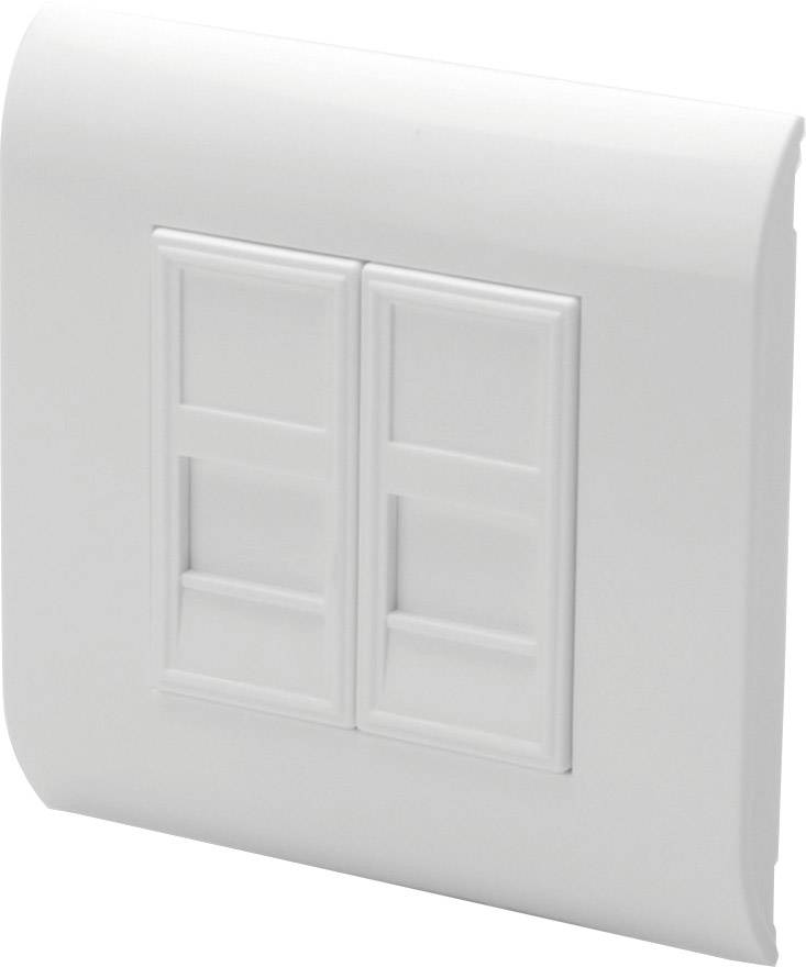 Digitus DN-93802 Keystone houder 2-voudig Wit