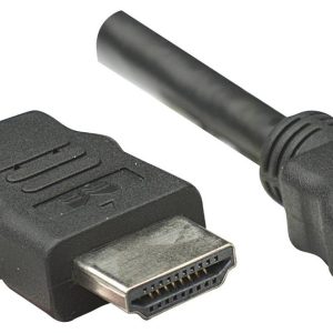 Manhattan 323192 HDMI-kabel HDMI Aansluitkabel HDMI-A-stekker, HDMI-A-stekker 1.00 m Zwart Folie afscherming, Afschermin