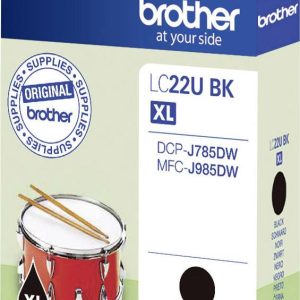 Brother Inktcartridge LC-22U BK Origineel Zwart LC-22 UBK Brother Inktcartridge LC-22U BK Origineel Zwart LC-22 UBK