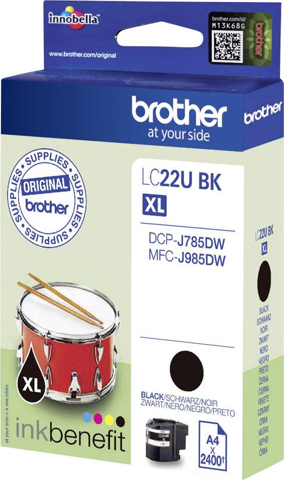 Brother Inktcartridge LC-22U BK Origineel Zwart LC-22 UBK