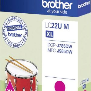 Brother Inktcartridge LC-22U M Origineel Magenta LC-22 UM Brother Inktcartridge LC-22U M Origineel Magenta LC-22 UM