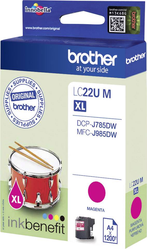Brother Inktcartridge LC-22U M Origineel Magenta LC-22 UM