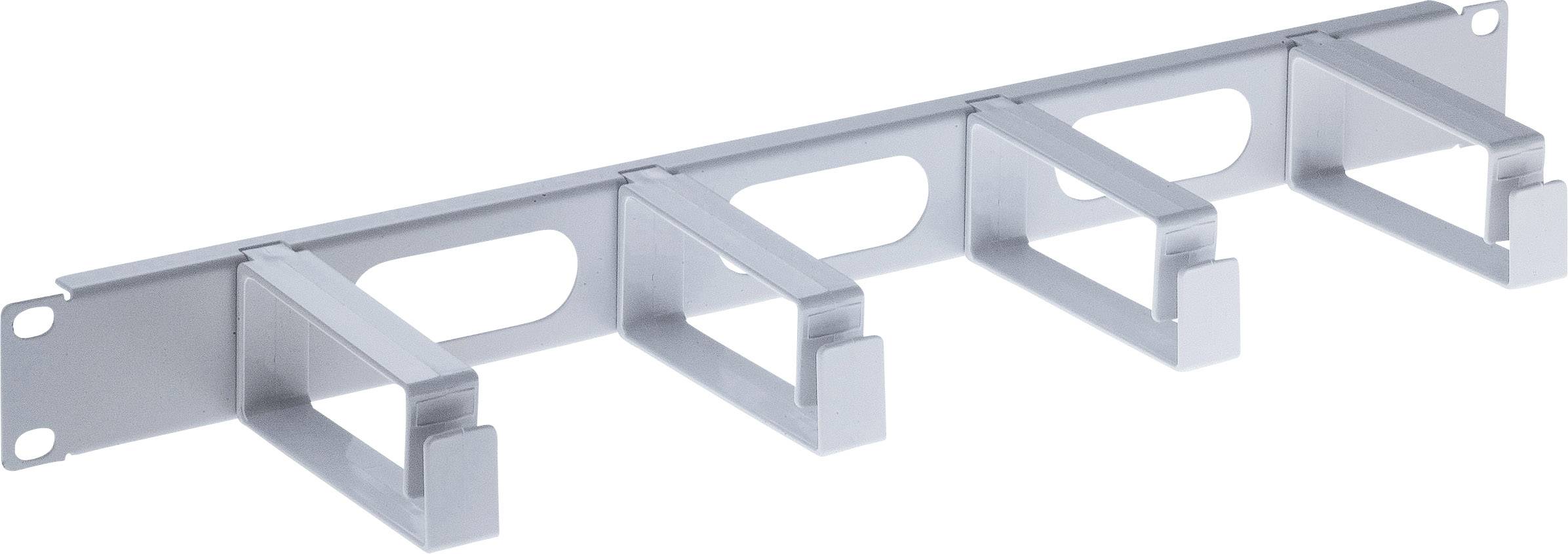 Intellinet 711067 19 inch Kabelgeleiding voor patchkast 1 HE Grijs-wit (RAL 7035)