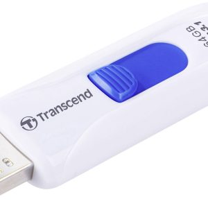 Transcend JetFlash® 790 USB-stick 64 GB Wit, Blauw TS64GJF790W USB-A 3.1 Gen 1