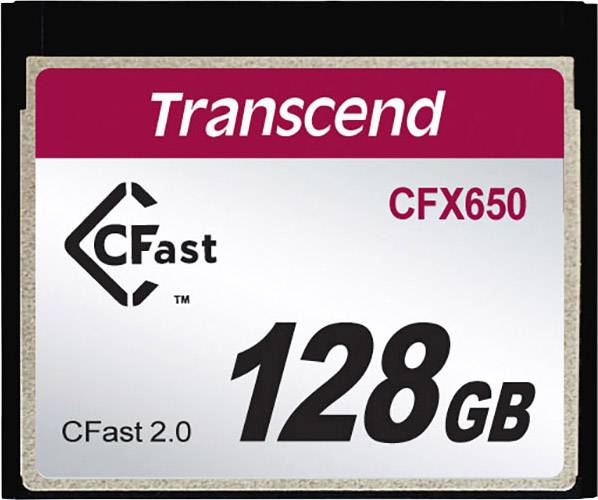 Transcend CFX650 CFast-kaart 128 GB