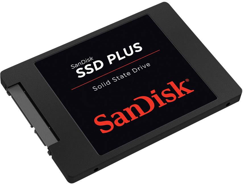 SanDisk SSD PLUS 480 GB SSD harde schijf (2.5 inch) SATA 6 Gb/s Retail SDSSDA-480G-G26