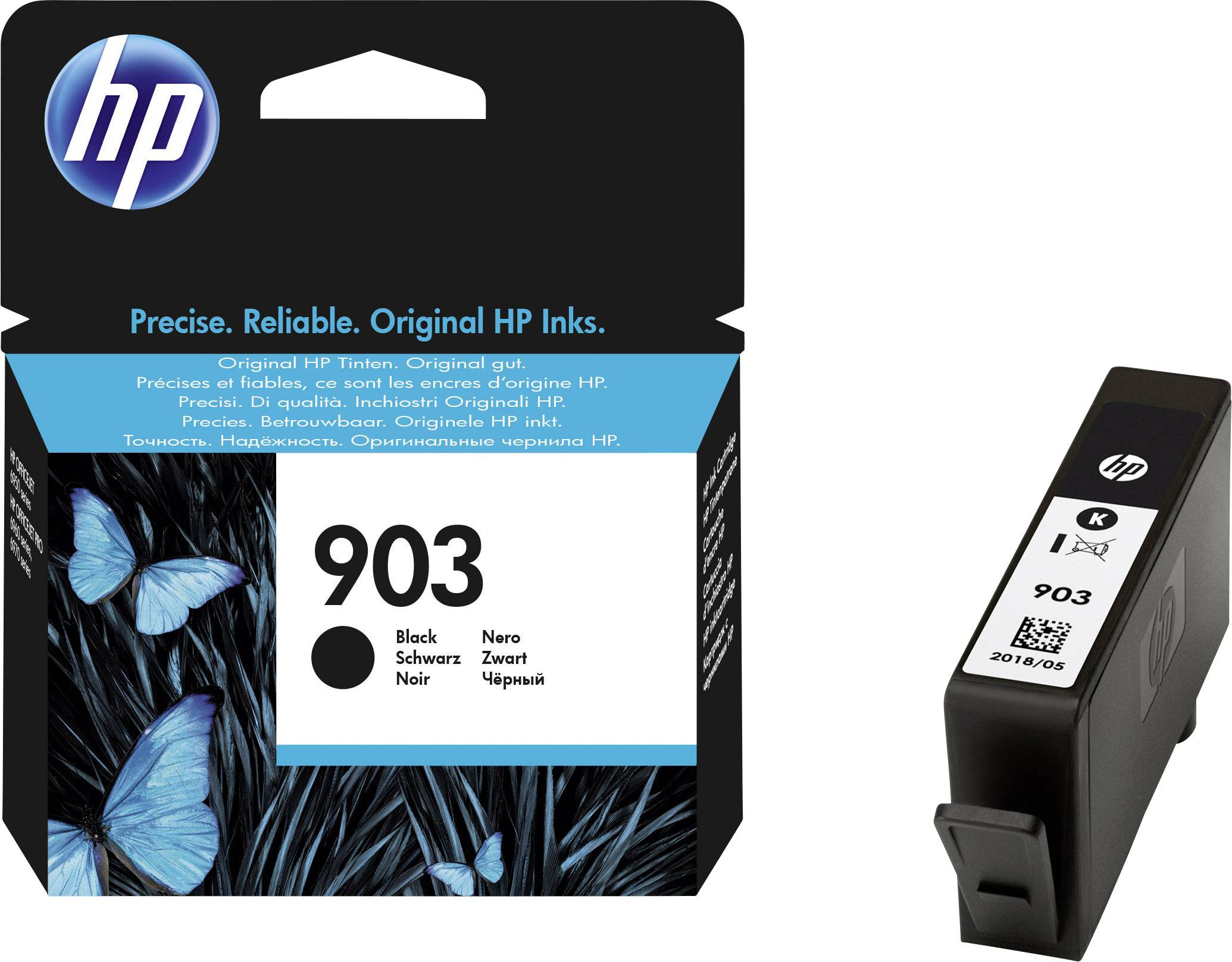 HP 903 Inktcartridge Origineel Zwart T6L99AE Inkt