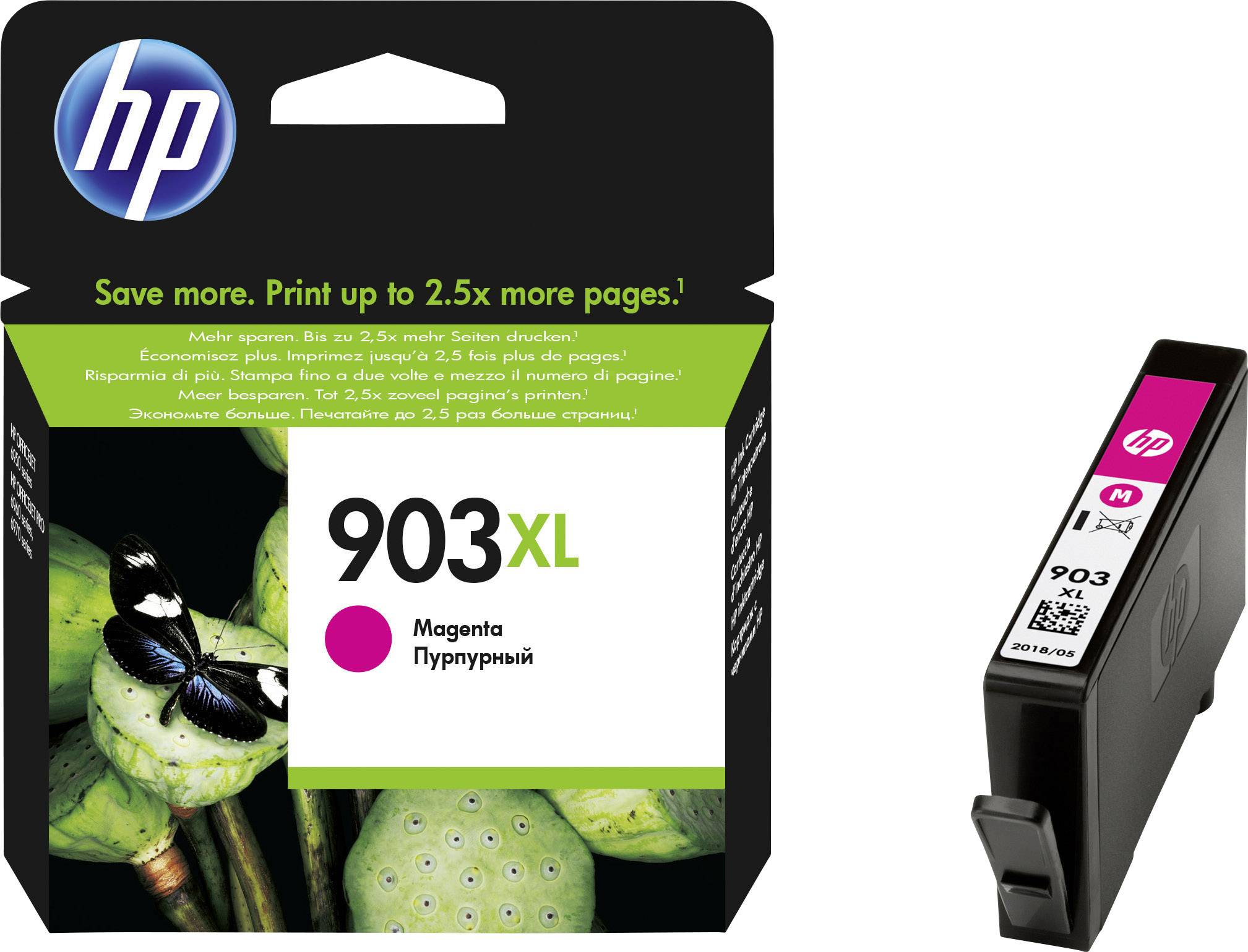 HP 903XL Inktcartridge Origineel Magenta T6M07AE Inkt