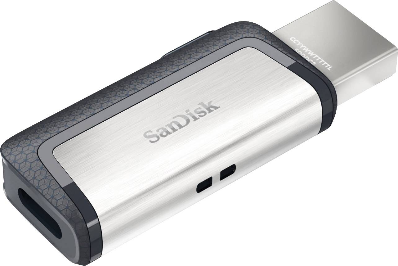 SanDisk Ultra® DualDrive USB-stick smartphone/tablet Zilver 32 GB USB-A 3.2 Gen 1, USB-C
