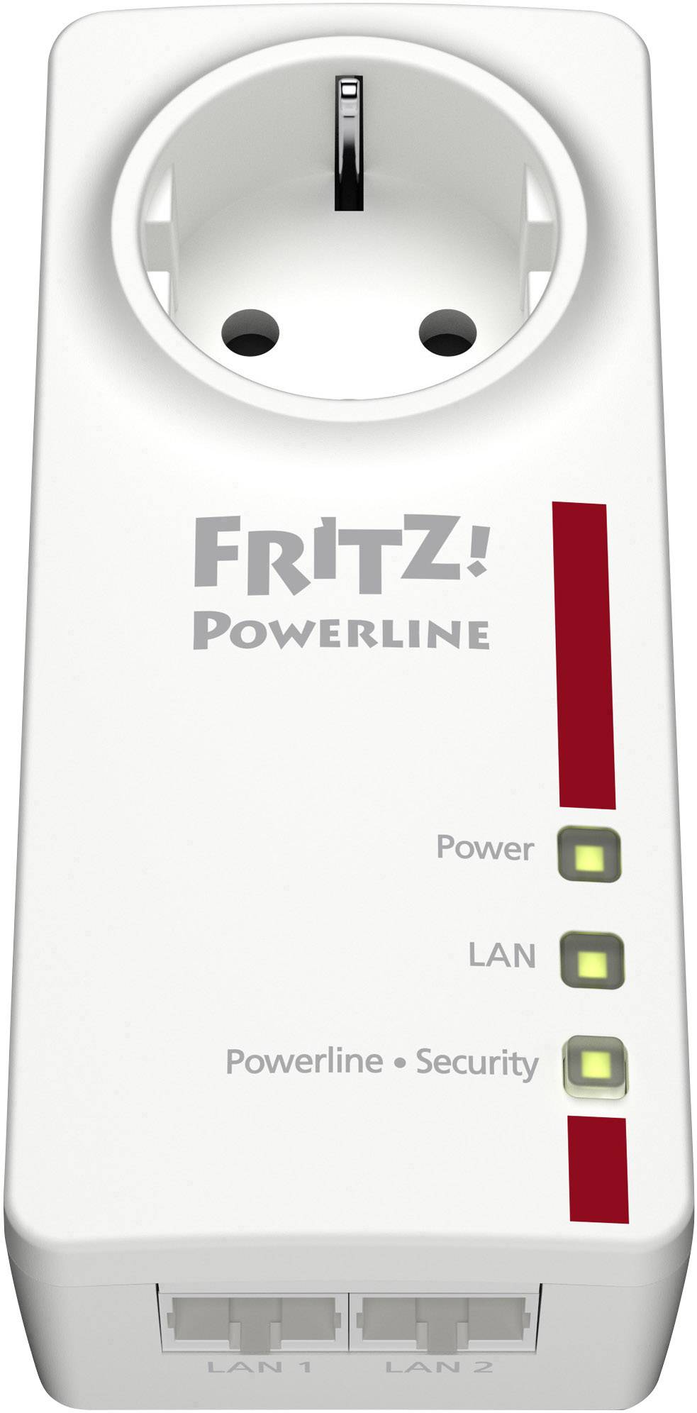FRITZ! FRITZ!Powerline 1220 Powerline enkele adapter 20002736 1200 MBit/s