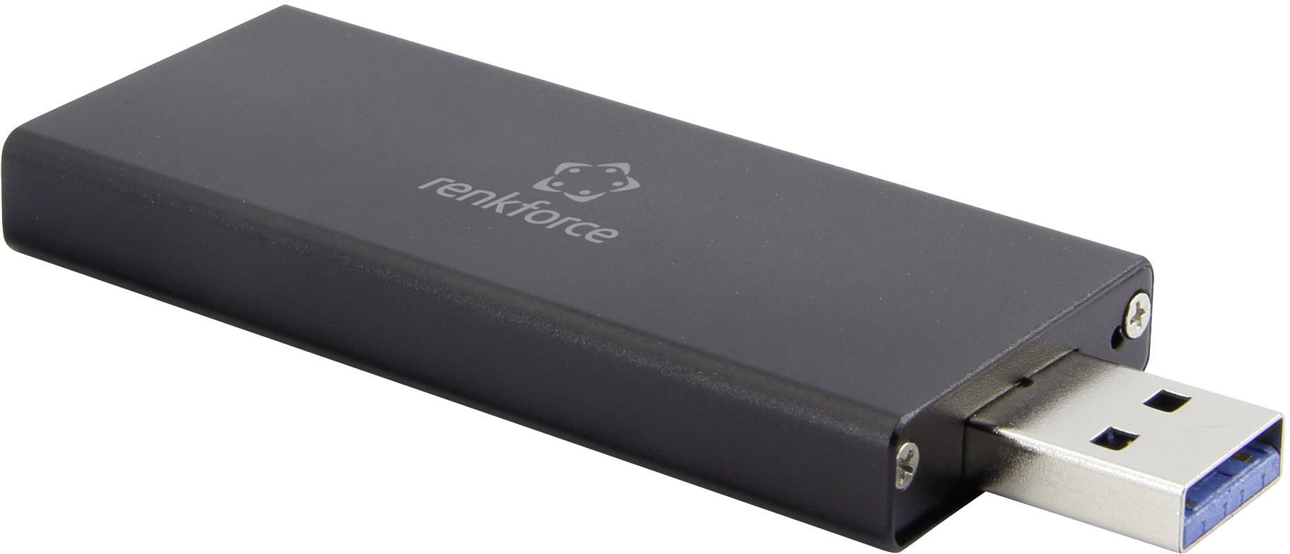 Renkforce RF-4521561 M.2 SSD-behuizing 2230, 2242 USB-A 3.0