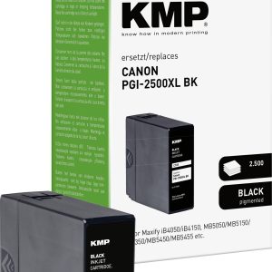 KMP Inktcartridge vervangt Canon PGI-2500BK XL Compatibel Zwart C103 1565,0001 KMP Inktcartridge vervangt Canon PGI-2500BK XL Compatibel Zwart C103 1565,0001