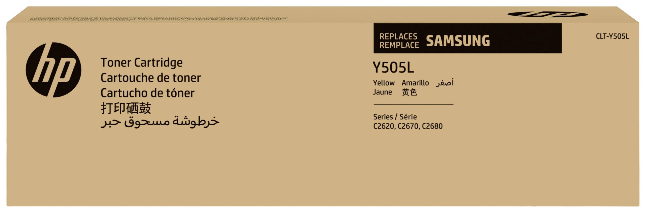 HP Toner CLT-Y505L Origineel Geel 3500 bladzijden SU512A