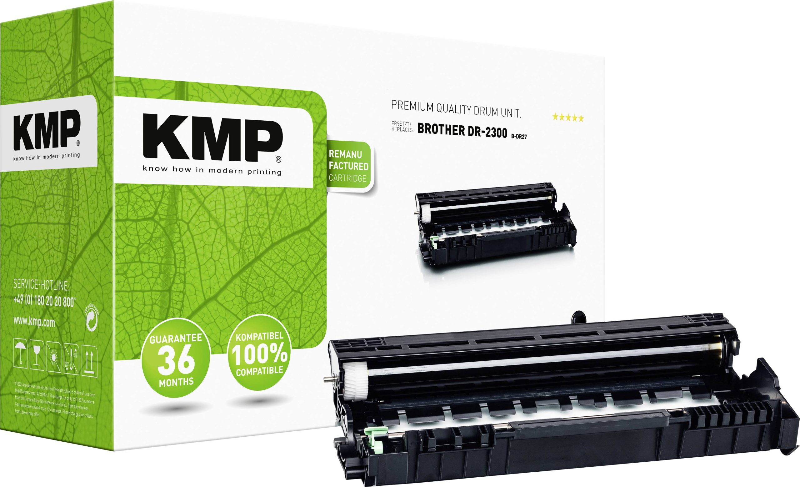 KMP Drum vervangt Brother DR-2300, DR2300 Compatibel Kleur 12000 bladzijden B-DR27 1261,7000