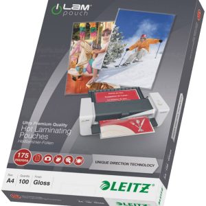 Leitz Lamineerfolie DIN A4 175 micron glanzend 100 stuk(s)