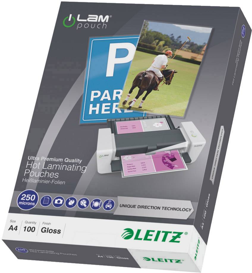 Leitz Lamineerfolie DIN A4 250 micron glanzend 100 stuk(s)