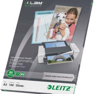 Leitz Lamineerfolie DIN A3 80 micron glanzend 100 stuk(s)