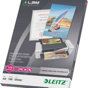 Leitz Lamineerfolie DIN A3 125 micron glanzend 100 stuk(s)