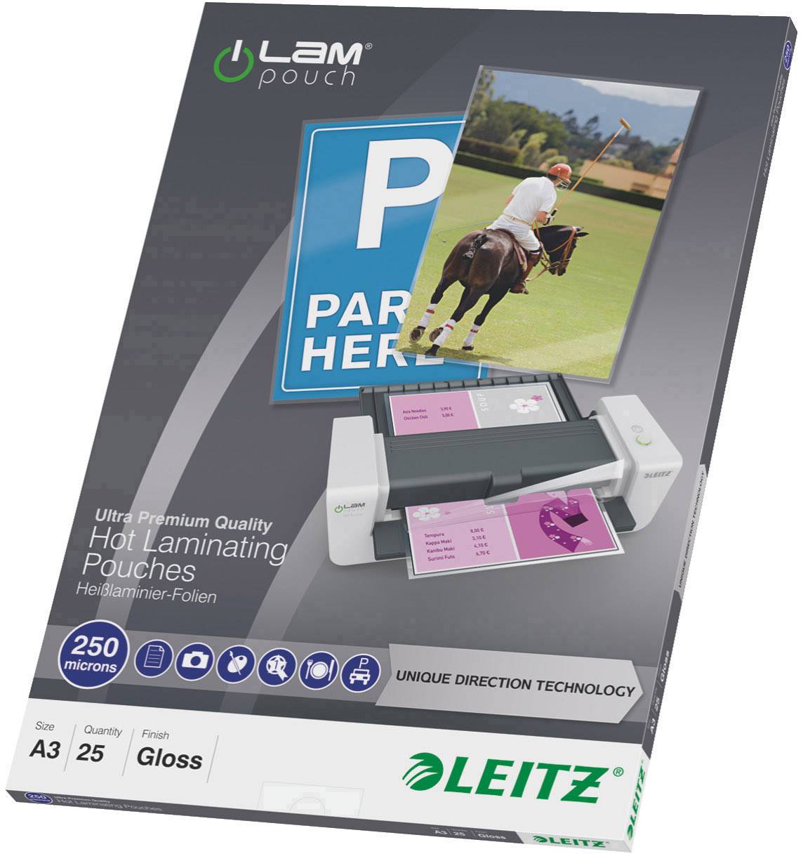 Leitz Lamineerfolie DIN A3 250 micron glanzend 25 stuk(s)