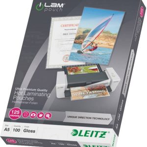 Leitz Lamineerfolie DIN A5 125 micron glanzend 100 stuk(s)