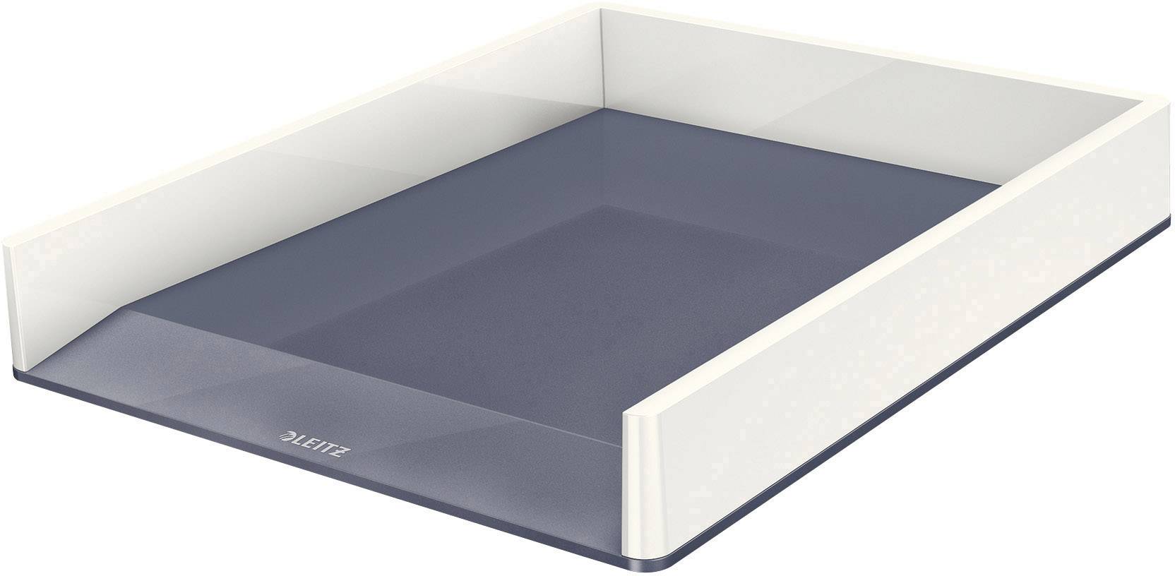 Leitz 5361-10-01 WOW Duo Brievenbakje DIN A4, DIN C4 Wit, Grijs 1 stuk(s)