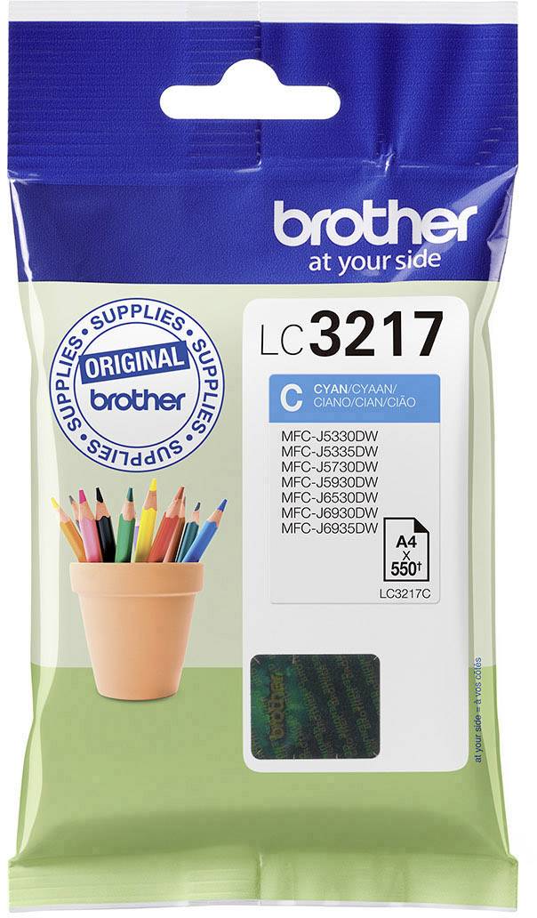 Brother Inktcartridge LC-3217C Origineel Cyaan LC-3217 C
