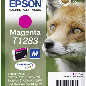 Epson Inktcartridge T1283 Origineel Magenta C13T12834012 Epson Inktcartridge T1283 Origineel Magenta C13T12834012