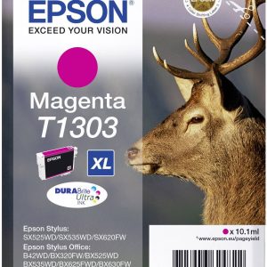 Epson Inktcartridge T1303 Origineel Magenta C13T13034012 Epson Inktcartridge T1303 Origineel Magenta C13T13034012