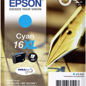 Epson Inktcartridge 16XL Origineel Cyaan C13T16324012 Epson Inktcartridge 16XL Origineel Cyaan C13T16324012