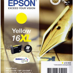 Epson Inktcartridge 16XL Origineel Geel C13T16344012 Epson Inktcartridge 16XL Origineel Geel C13T16344012